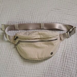 lululemon athletica Cream Belt Bag